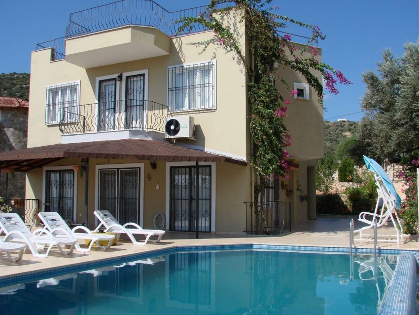 Villa Cennet - 4 Oda - 8 Kişilik -Kalkan