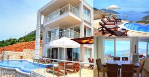 Villa Gök - 5 Oda - 10 Kişi - Kalkan