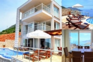 Villa Gök - 5 Oda - 10 Kişi - Kalkan